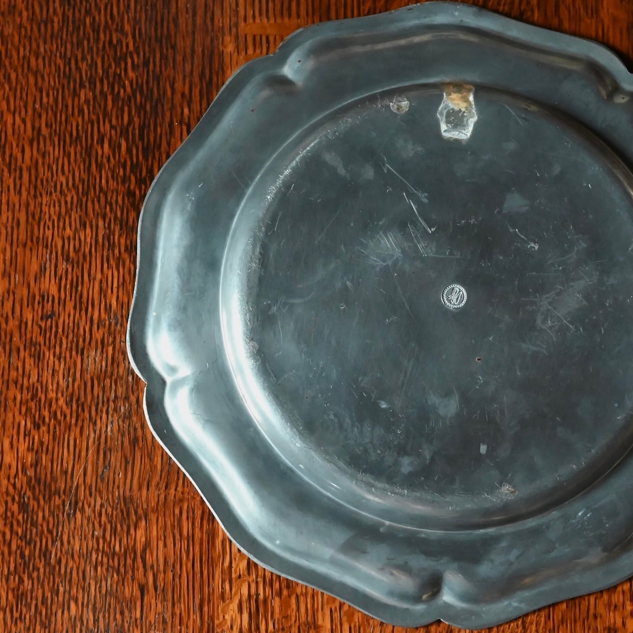 Pewter Plate / ピューター プレート〈 お皿・エタン・収納・店舗什器