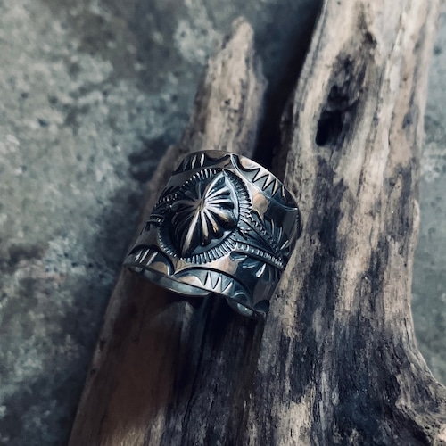 Sunburst Wide Ring