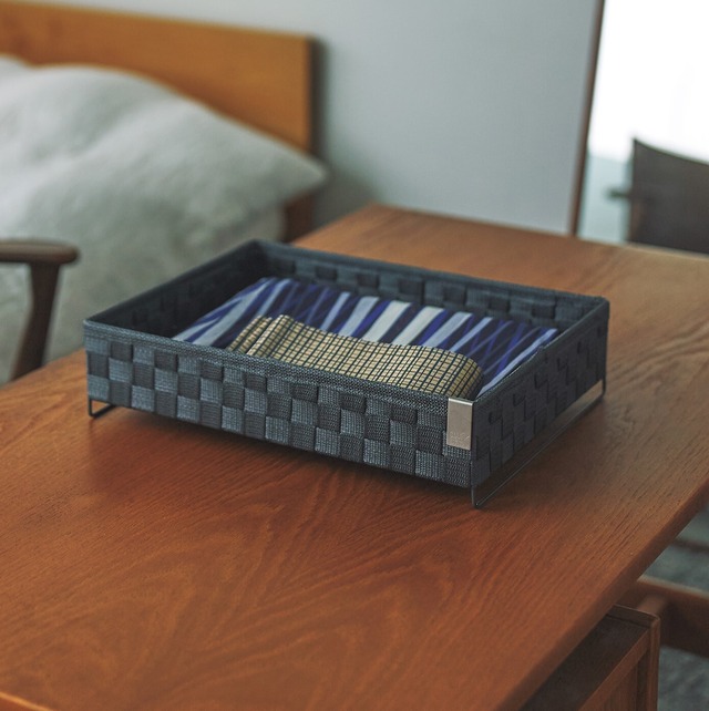 【キレーネ ゼロ】抗菌バンド素材の客室用浴衣置き　実用新案出願済　[3P046]