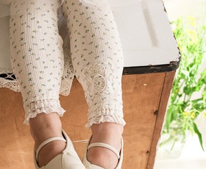 即納：Of leggings〔puella FLO〕