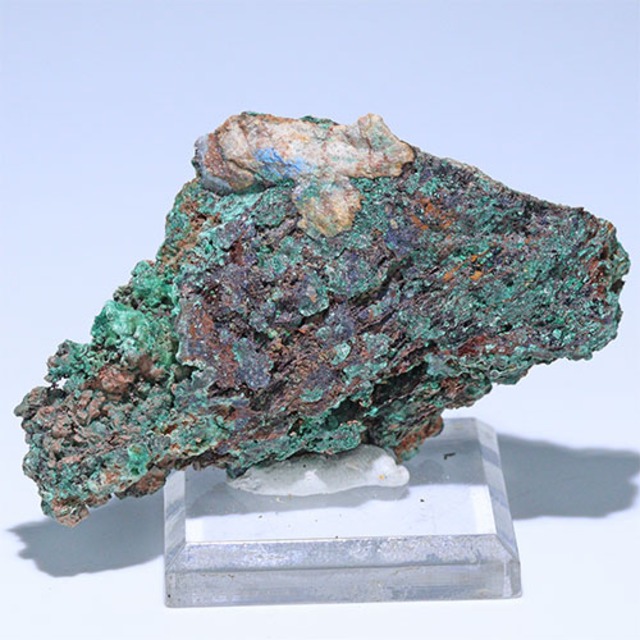 〔D363-38〕マラカイト(孔雀石) モロッコ産 Malachite 1個 鉱物原石【メール便不可】