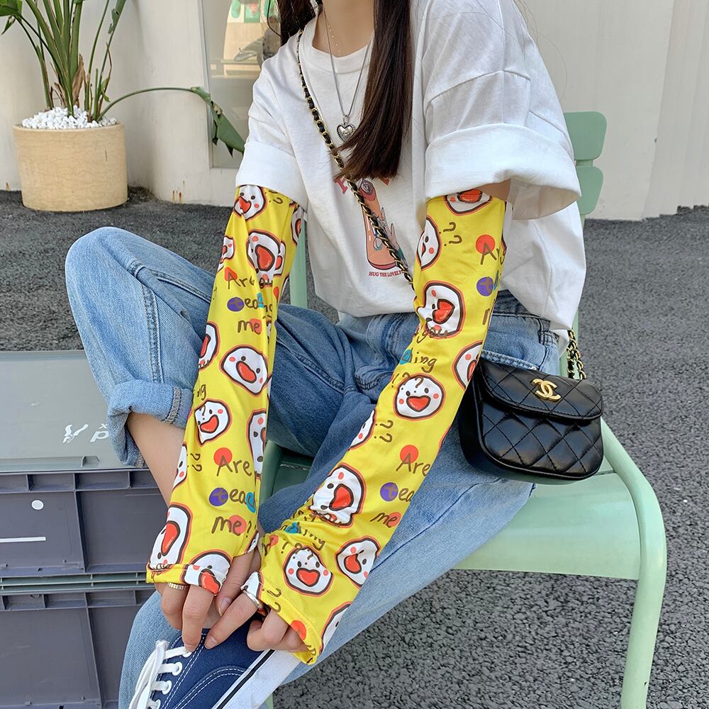 スリーブアーム薄手ルーズサマー 夏物 シルク ブラック・アイド・ピーズ68134936481