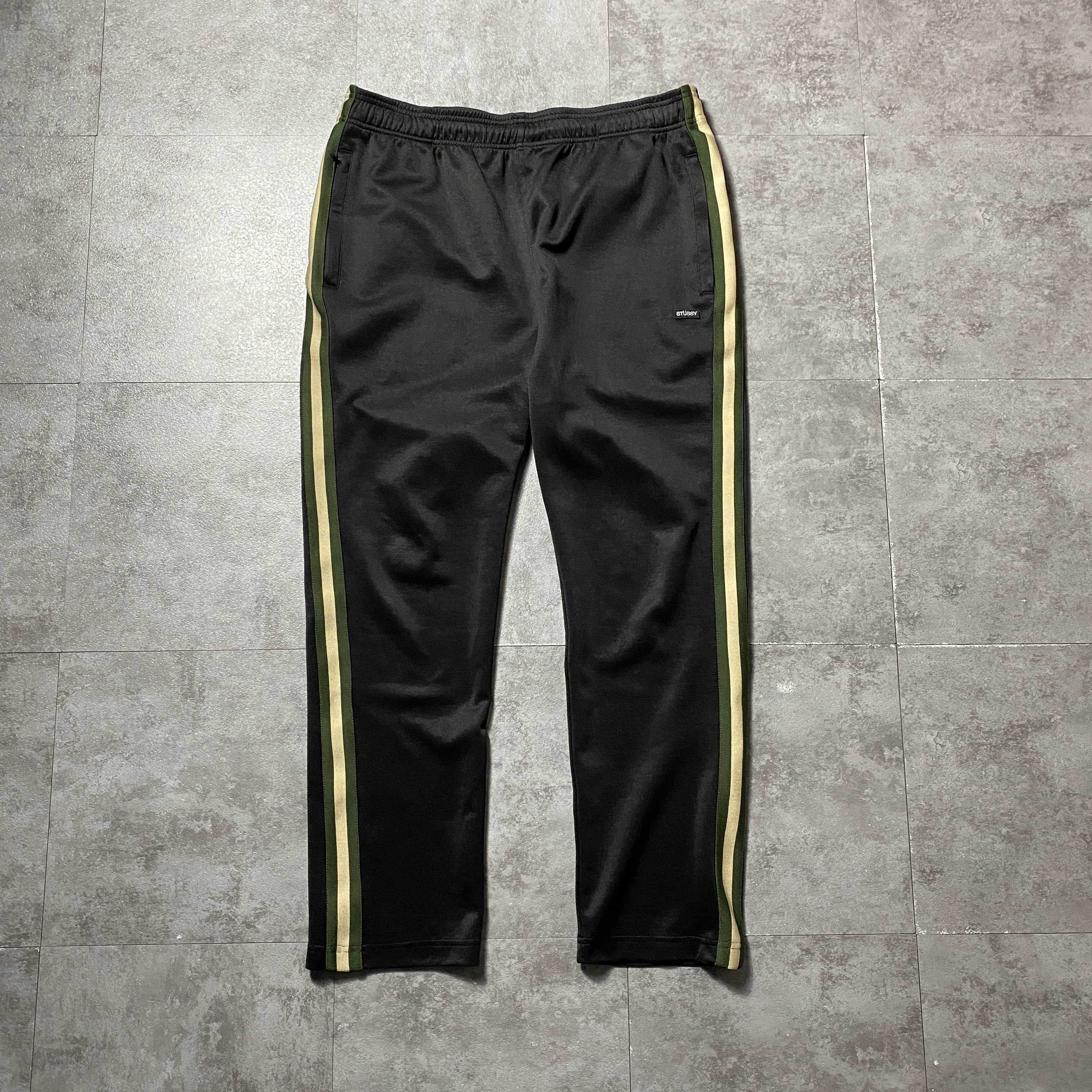 stussy ステューシー サイドライン ワッペン ブラウン ジャージ