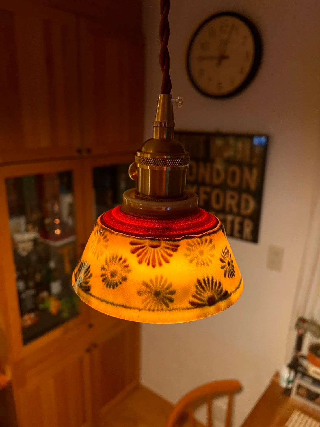 光彩ノ花（こうさいのはな） 陶器ペンダントライト Japan Craft