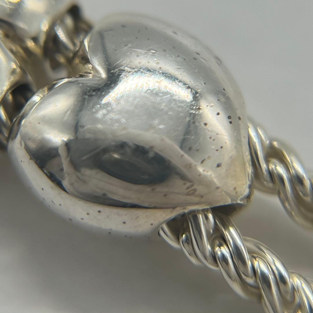 ティファニー TIFFANY&CO ダブルロープ ダブルハート ブレスレット