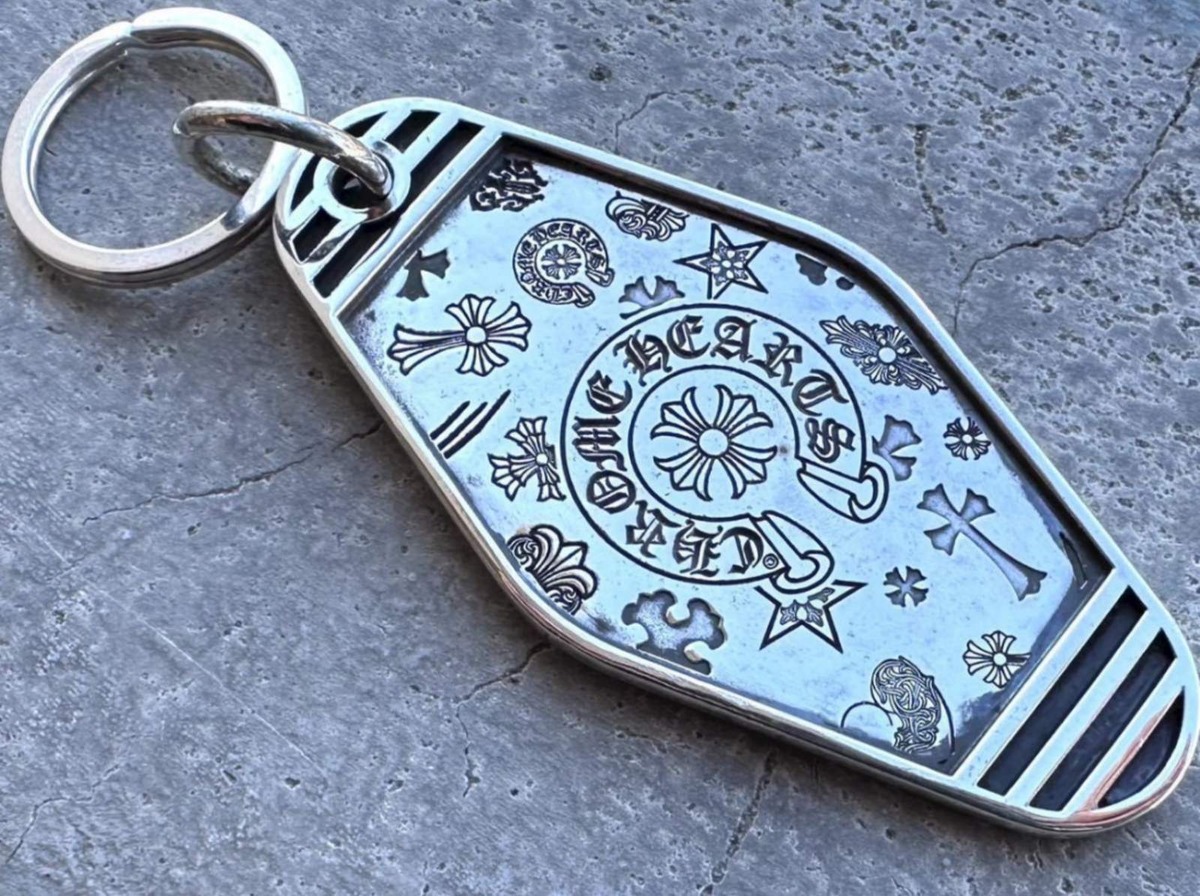 クロムハーツ KEYCHEAIN HOTEL LRG/ラージホテルキー シルバー  