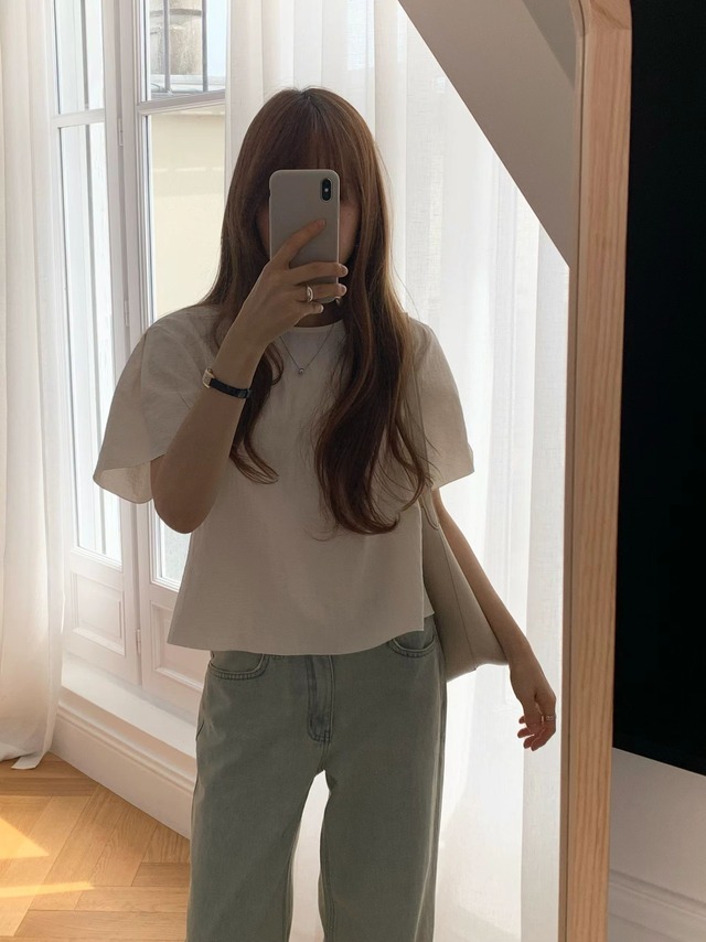 (予約) ounce / Rosy half blouse 2color