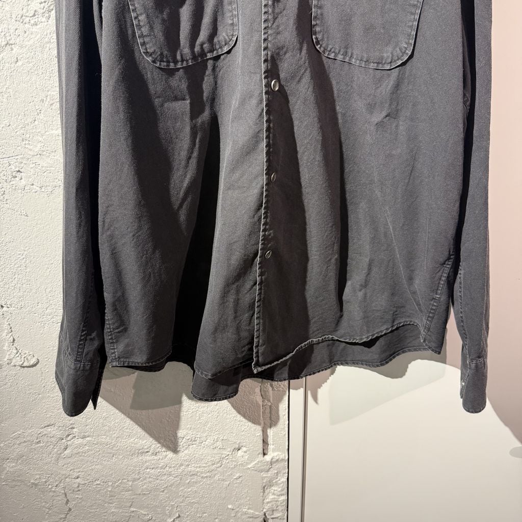 OUR LEGACY アワーレガシー POCO SHIRT Black Cosmic Twill ワーク