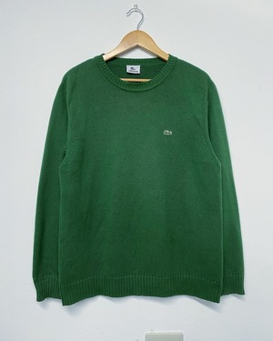 90sLacoste Cotton Knit Sweater/L