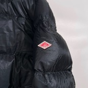 DANTON ダントン 肉厚 ダウンジャケット フーディー ホワイトグース サイズ L /ブラック系/メンズ