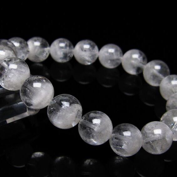 ファーデンクォーツ 水晶 ブレスレット 11mm  一点物 おまかせ便 111-22613