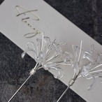 彼岸花と曼珠沙華 | spider lily broach