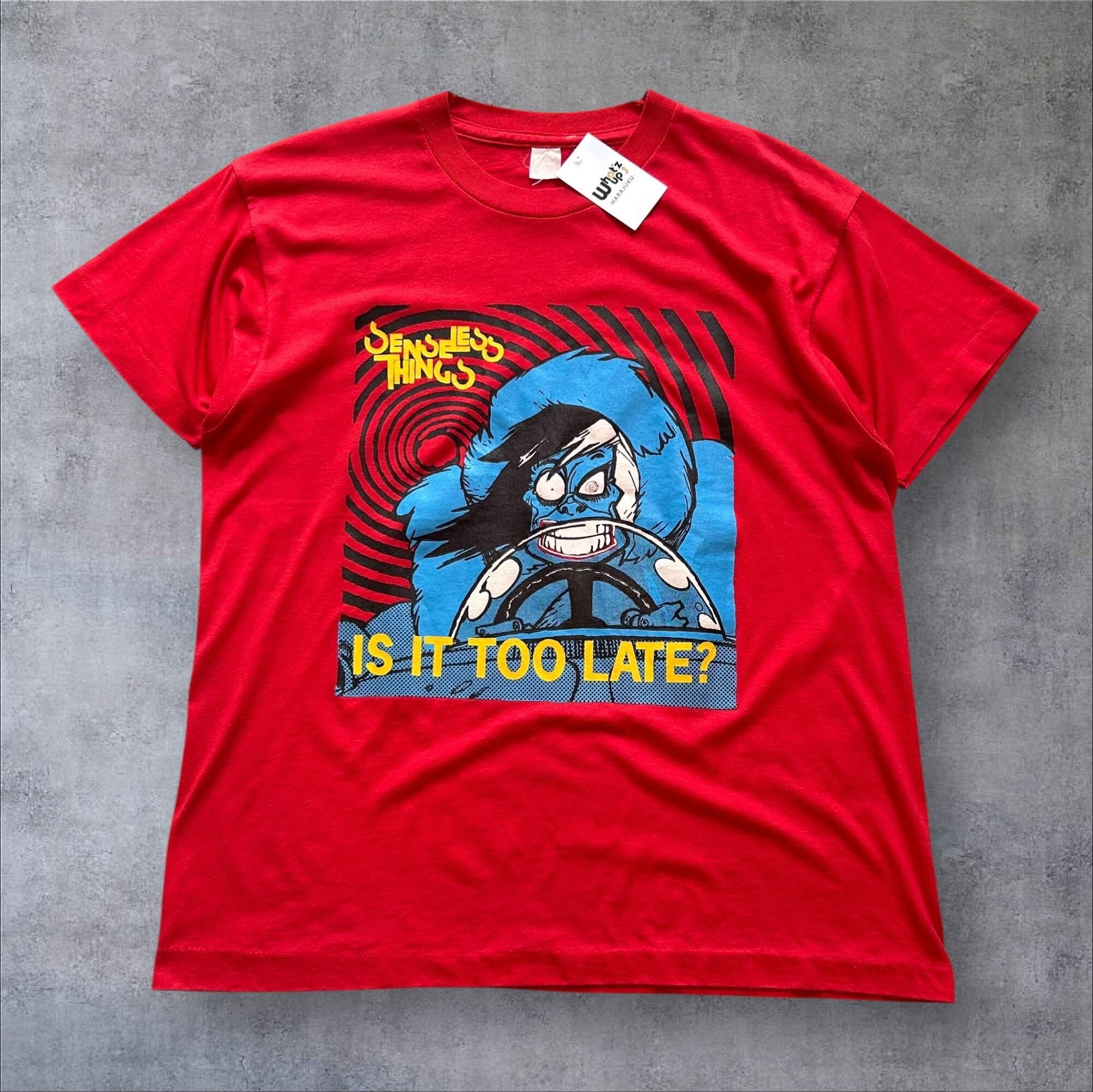1990s SENCE LESS THINGS "IS IT TOO LATE?" T-shirt【高円寺店】