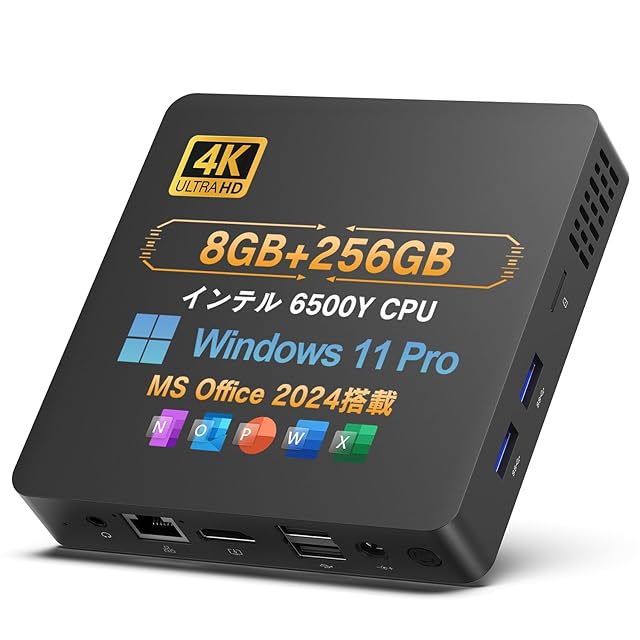 ミニpc 第12世代 n97【N150より速い】mini pc 4コア/4スレッド 最大3.6