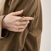 10/17(金)21時新作発売*stainless mix mellow ring