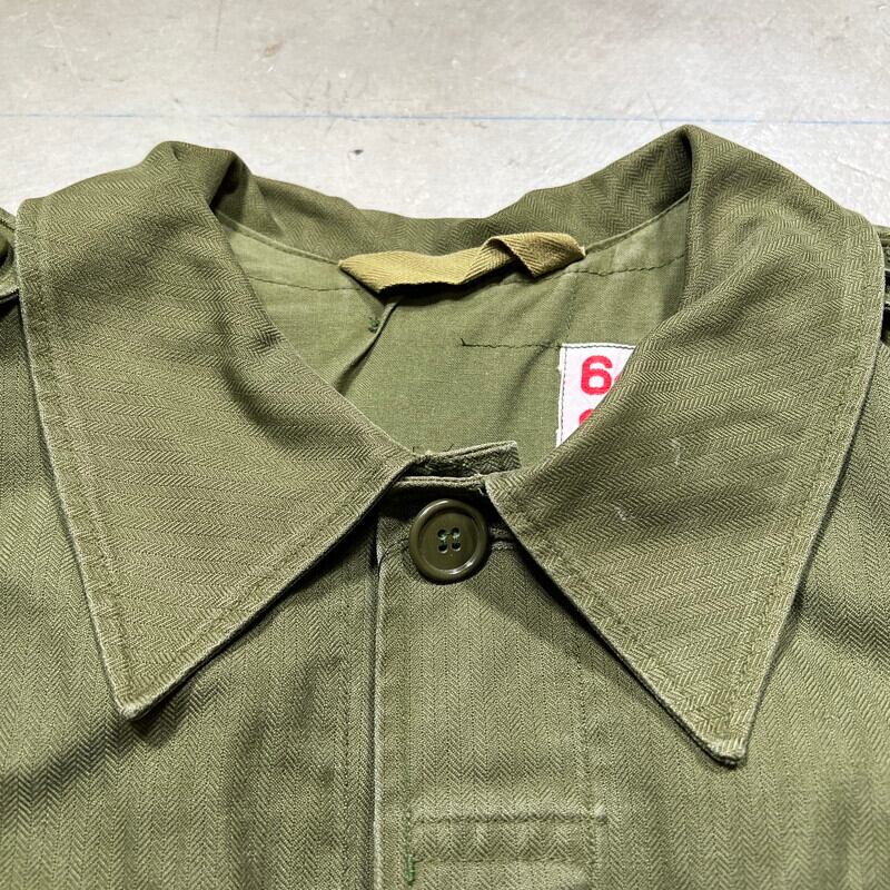 70's~ デンマーク軍 M-58 フィールドジャケット ヘリンボーン 後期