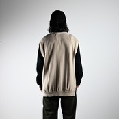 YASHIKI / GANKO別注 ×Shirotsume V-neck Vest(kibata)