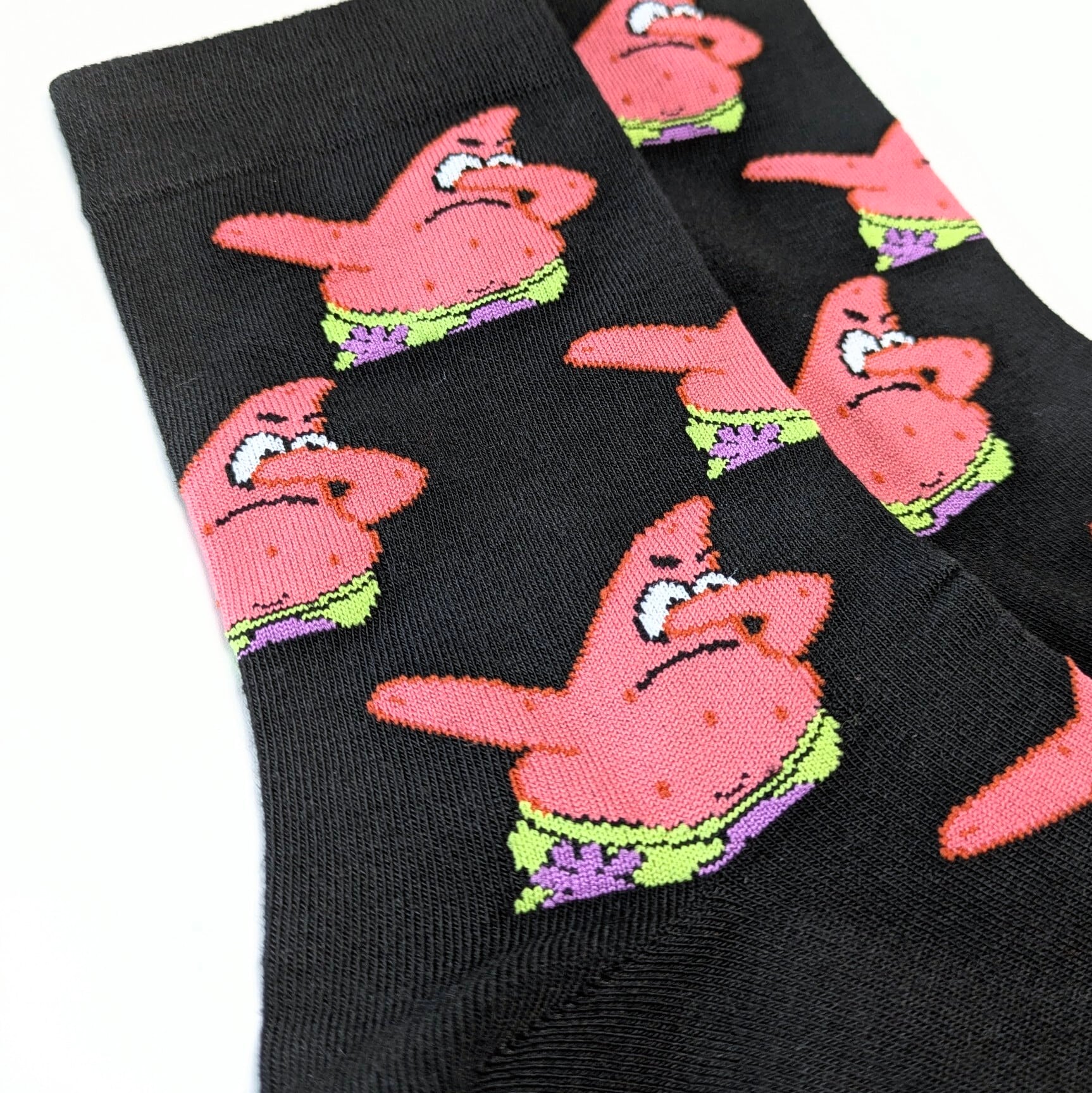♧【 crew socks / クルーソックス 】SpongeBob SquarePants ( スポンジボブ ) / パトリック 靴下 / ソックス〚アメリカン雑貨 アメトイ〛