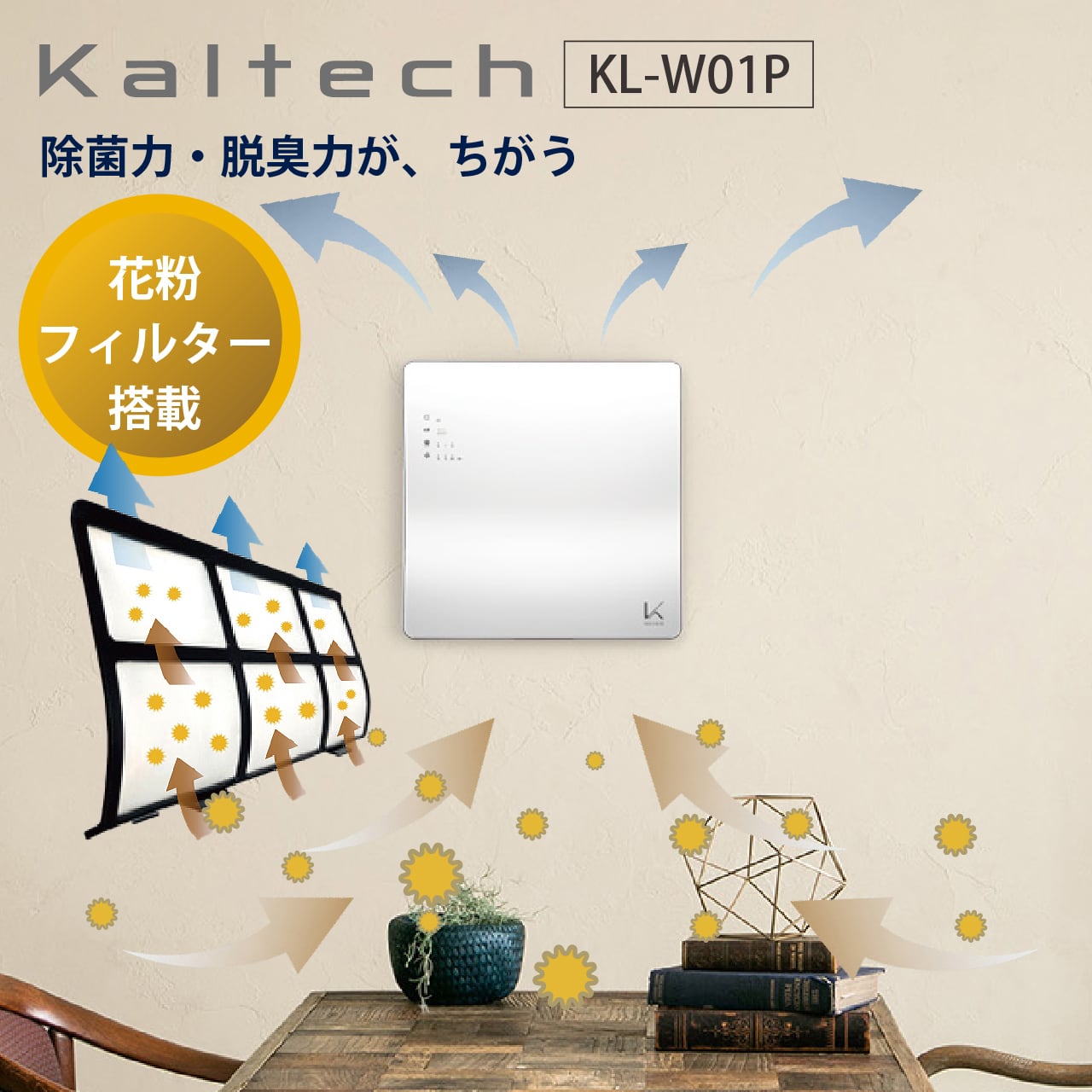 KL-W01P カルテック光触媒除菌脱臭機 | Pet Salone