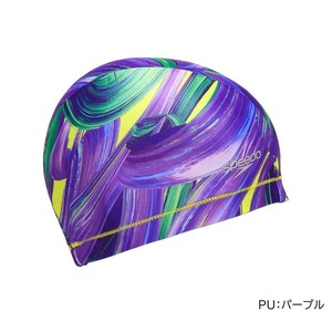 スピードスイムキャップ[ユニセックス]SE12658 ブラッシーシャドウトリコットキャップ