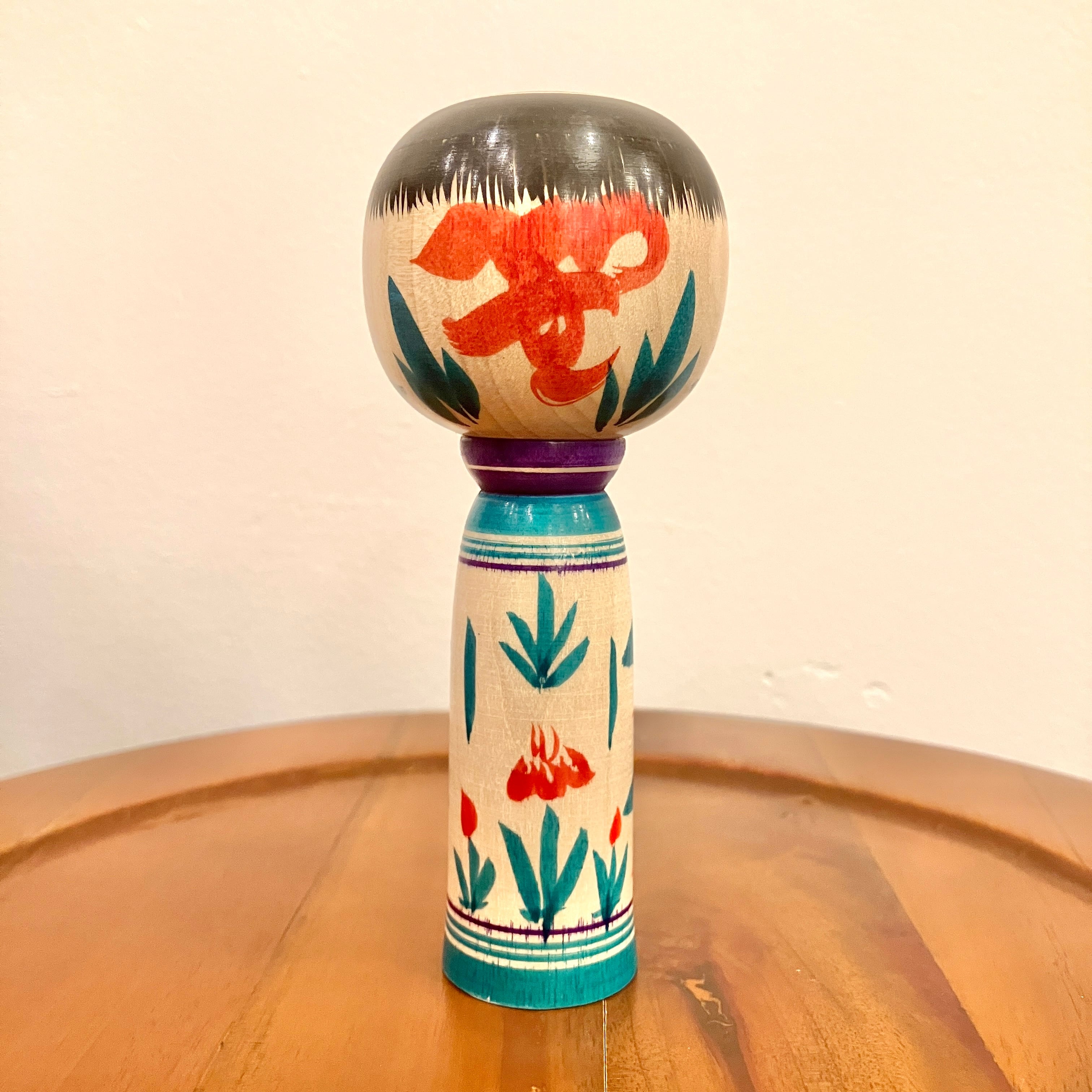 鎌田美奈枝工人：弥治郎系】こけし：4寸 12cm N10KK-27