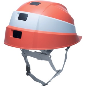 ＤＩＣ　折りたたみヘルメット　ＩＺＡＮＯ２　オレンジ／ホワイトライン　ＫＰ