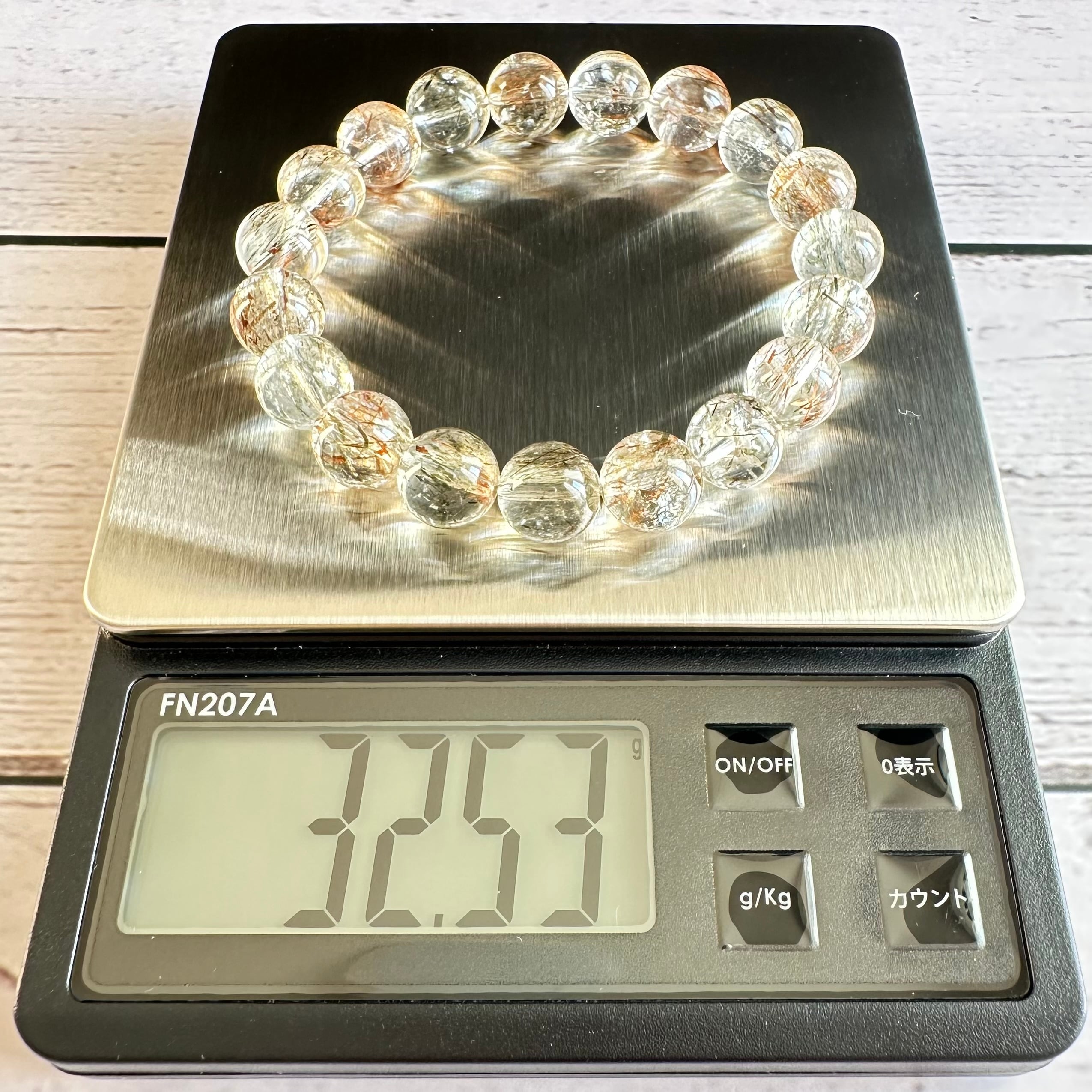 Special Price》ブラックゴールドスーパーセブン ブレスレット （約