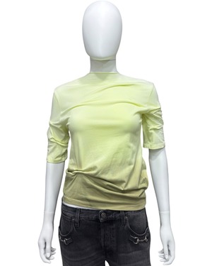 MAINLINE YOTAM GREEN GRADIENT WRAPPED JERSEY TOP