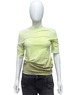 MAINLINE YOTAM GREEN GRADIENT WRAPPED JERSEY TOP