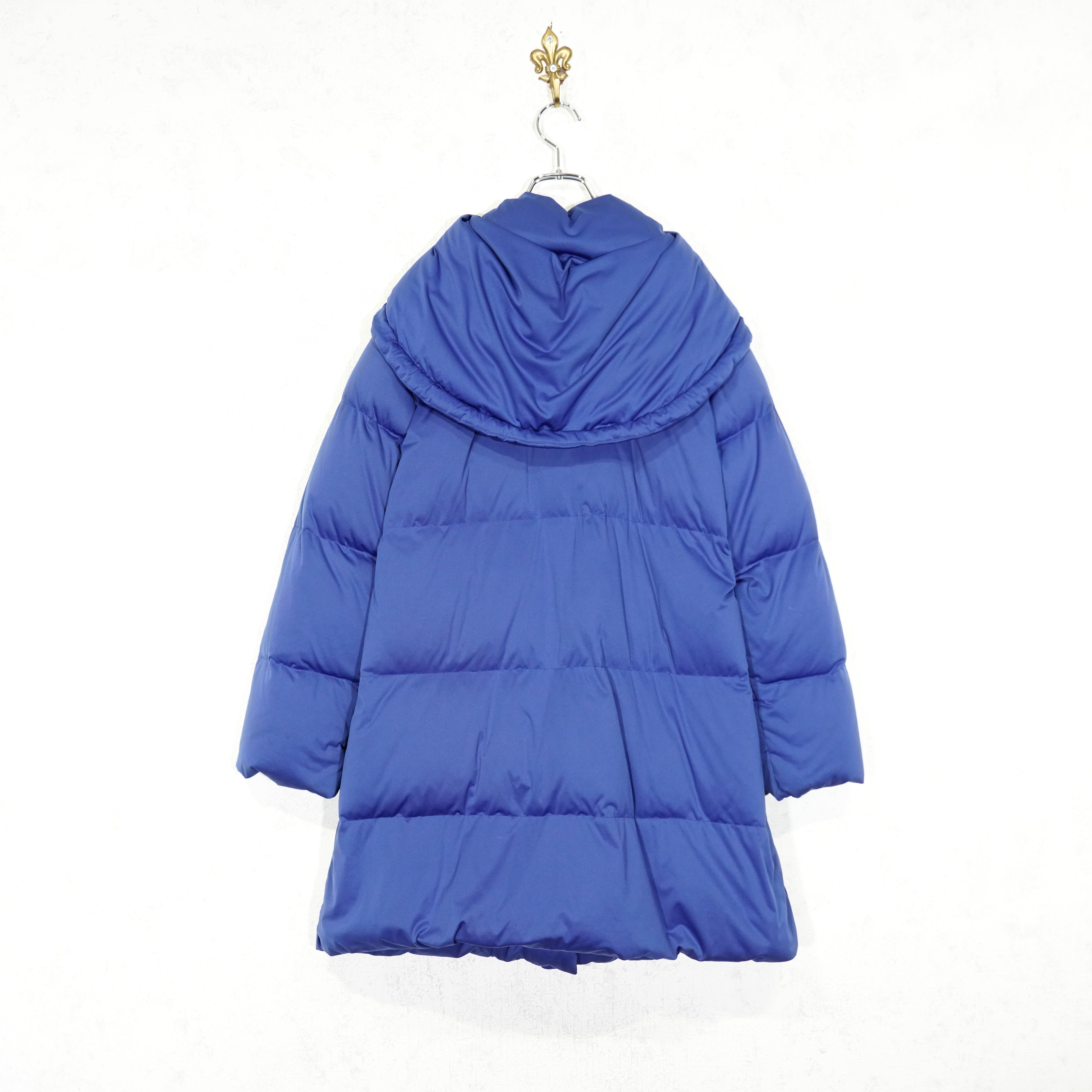 ISSEY MIYAKE PLEATS PLEASE NECK DESIGN HOODIE DOWN COAT/イッセイ 