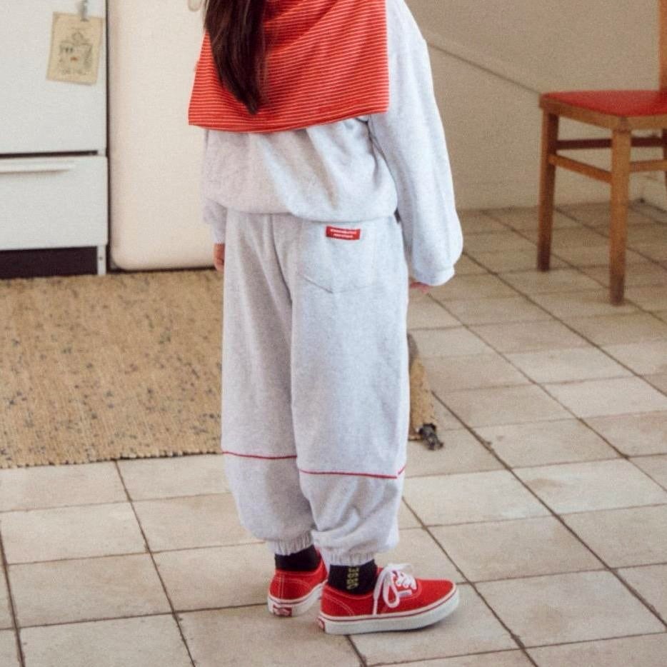 «予約»«ジュニアサイズあり» By MiMi パイピングジョガーパンツ 2colors