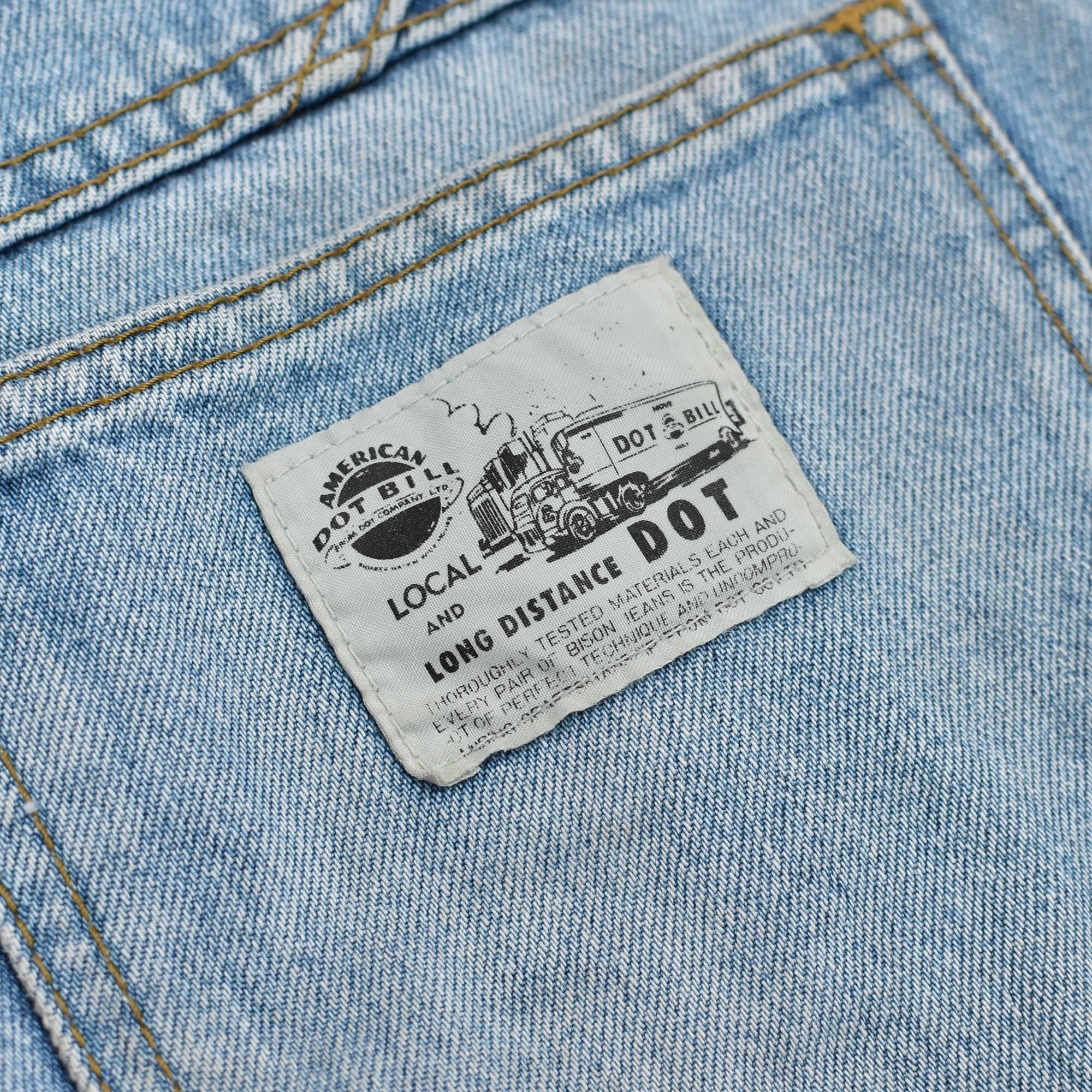 DOT CO.,LTD.  ジーンズ 80～90s DOT CO.,LTD denim pants Jp vtg | 古着屋 grin days memory