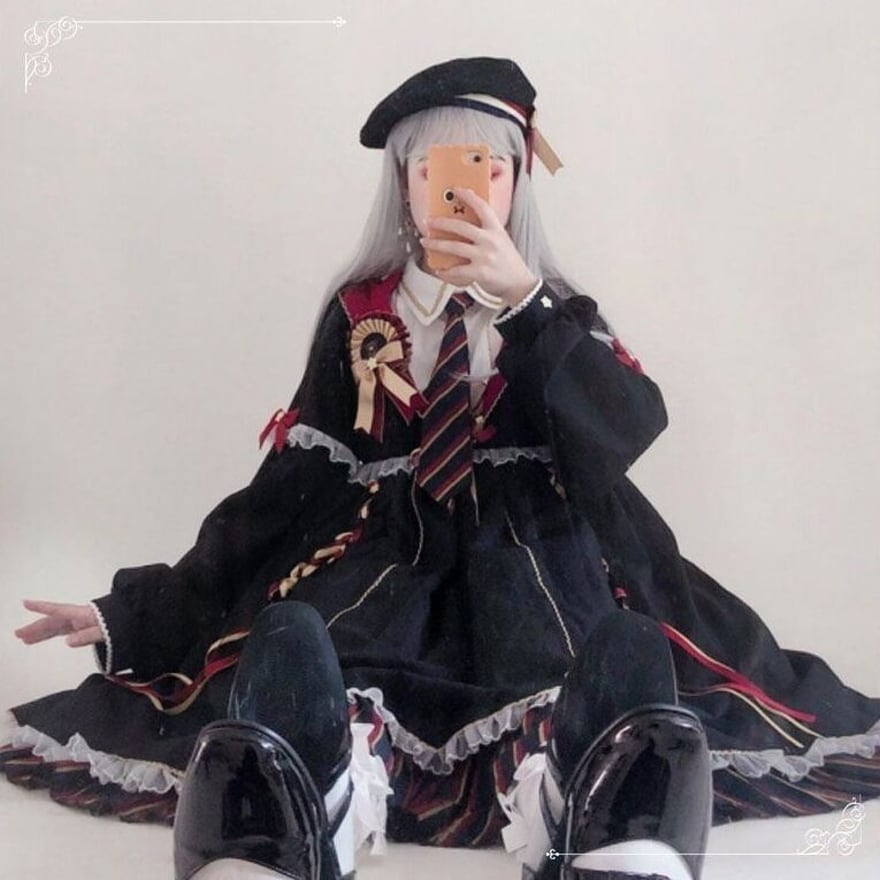 ゴスロリ通販 With U 甘ロリ フルセット ワンピ ハット パニエ 魔法
