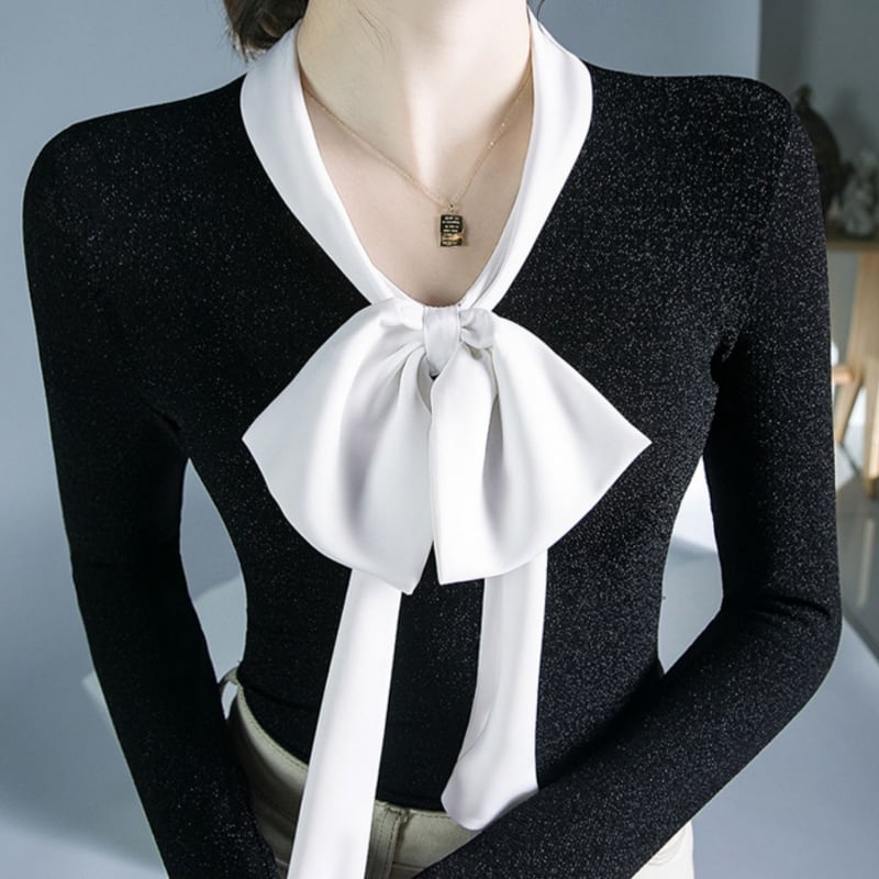 リボングレース・ロングスリーブ トップスds1227