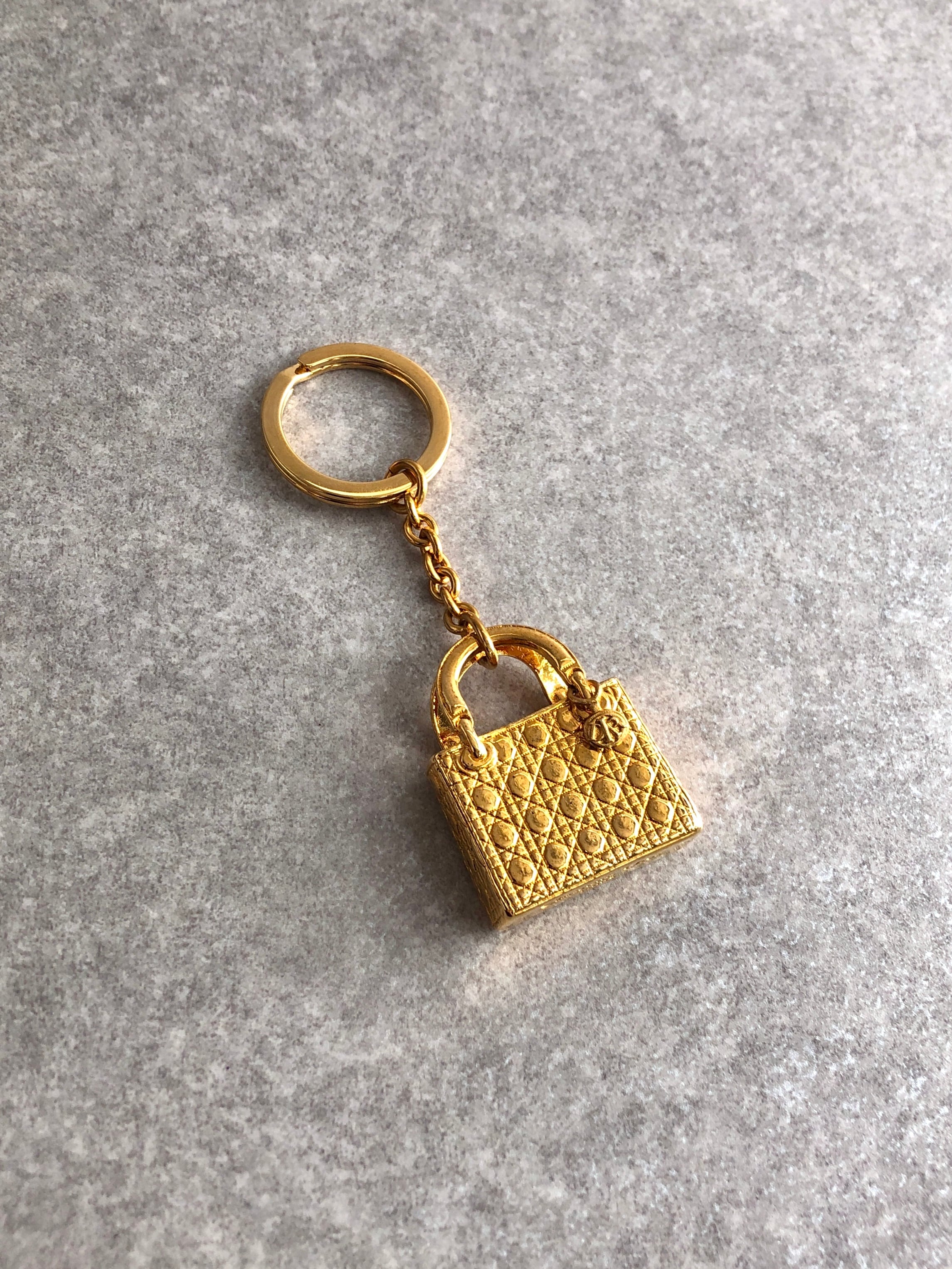 Christian Dior クリスチャン ディオール キーホルダー ゴールド