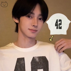 ★TWS ハンジン 着用！【ERTR】42 T-Shirt White