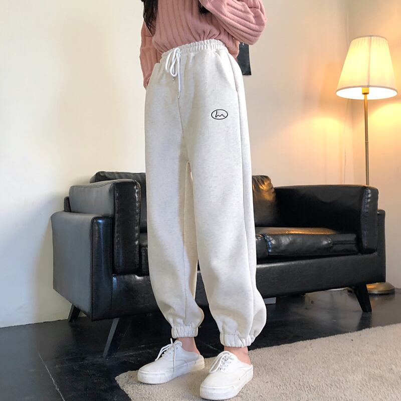 ルーズレギンス パンツ スプリングオータムハイウェストスリムベルベットカジュアルレディース 春物 秋物 試着室67096939062