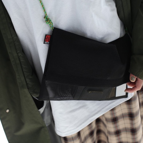 STS bags × antenna 別注　メッシュバッグ 　　　黒 × パープル