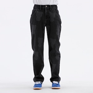 送料無料【HIPANDA ハイパンダ】メンズ デニムパンツ MEN'S DENIM PANTS / LIGHT BLUE・BLACK