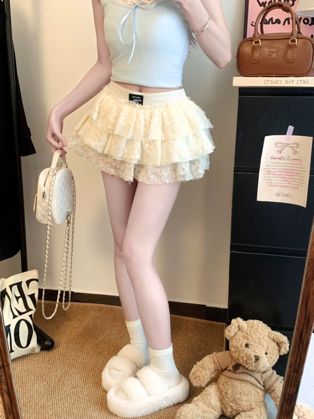 フレンチドール ティアードミニスカート LK1820