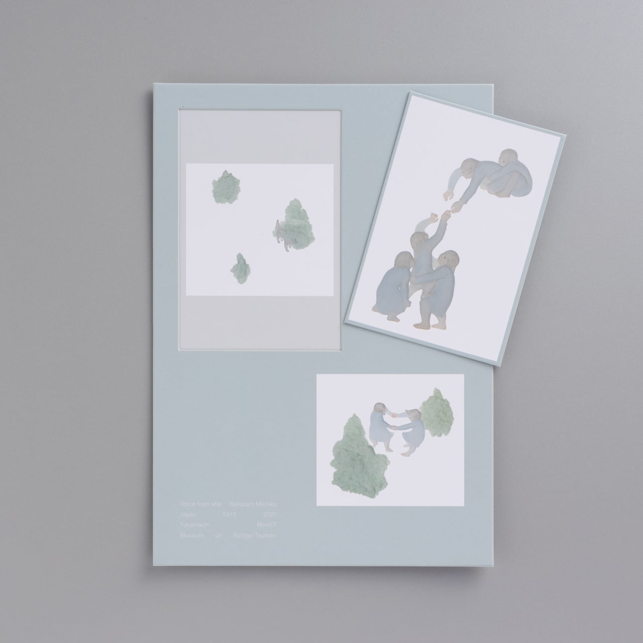 postcard in poster〈中谷ミチコ 遠方の声〉/postcard in poster