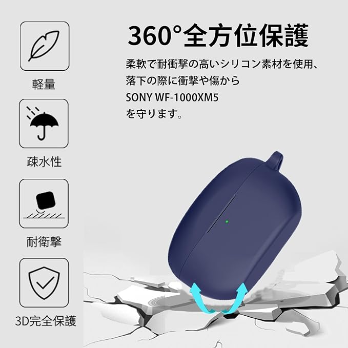 ソニー　WF-1000XM5 保護ケース付き son-bmd907.jpg