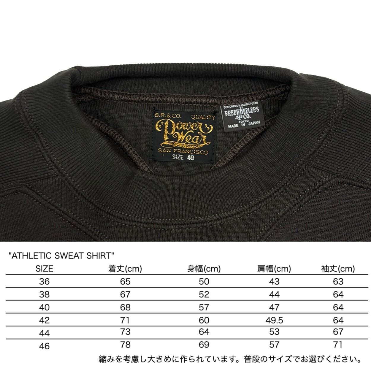 FREEWHEELERS / フリーホイーラーズ / ”ATHLETIC SWEAT SHIRT” JET
