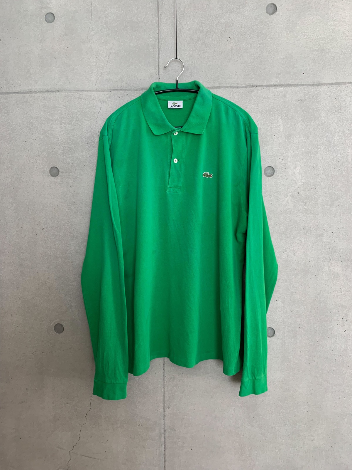 90's Lacoste Long Polo Shirts Green | regnbage