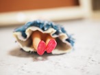 おしゃれガール　青い腰みの　JAPANセルロイド 画像14