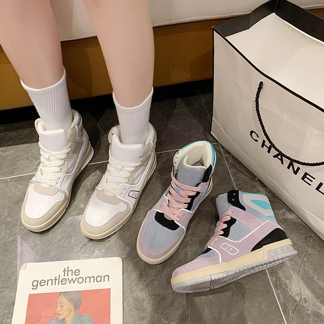 レディースレッドスウェードオータムカジュアル 靴 シューズ スニーカー 秋物 フェイクシューズ45015747854