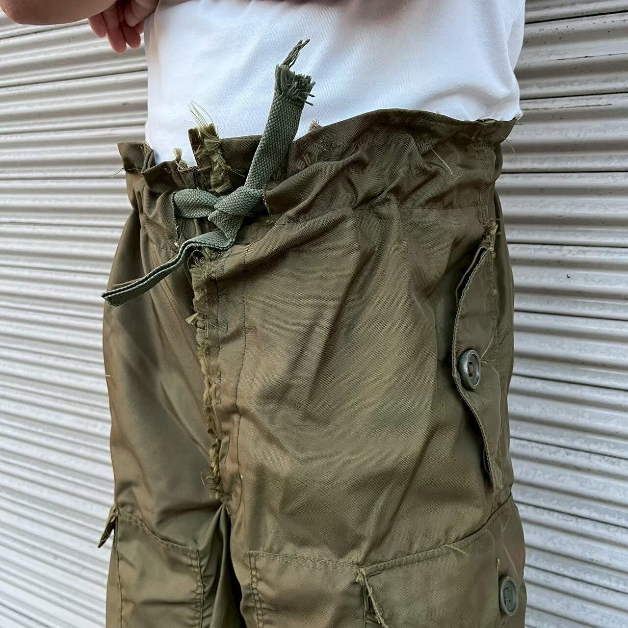 60s カナダ軍 実物 オーバーパンツ ウィンドプルーフ W108cm XL
