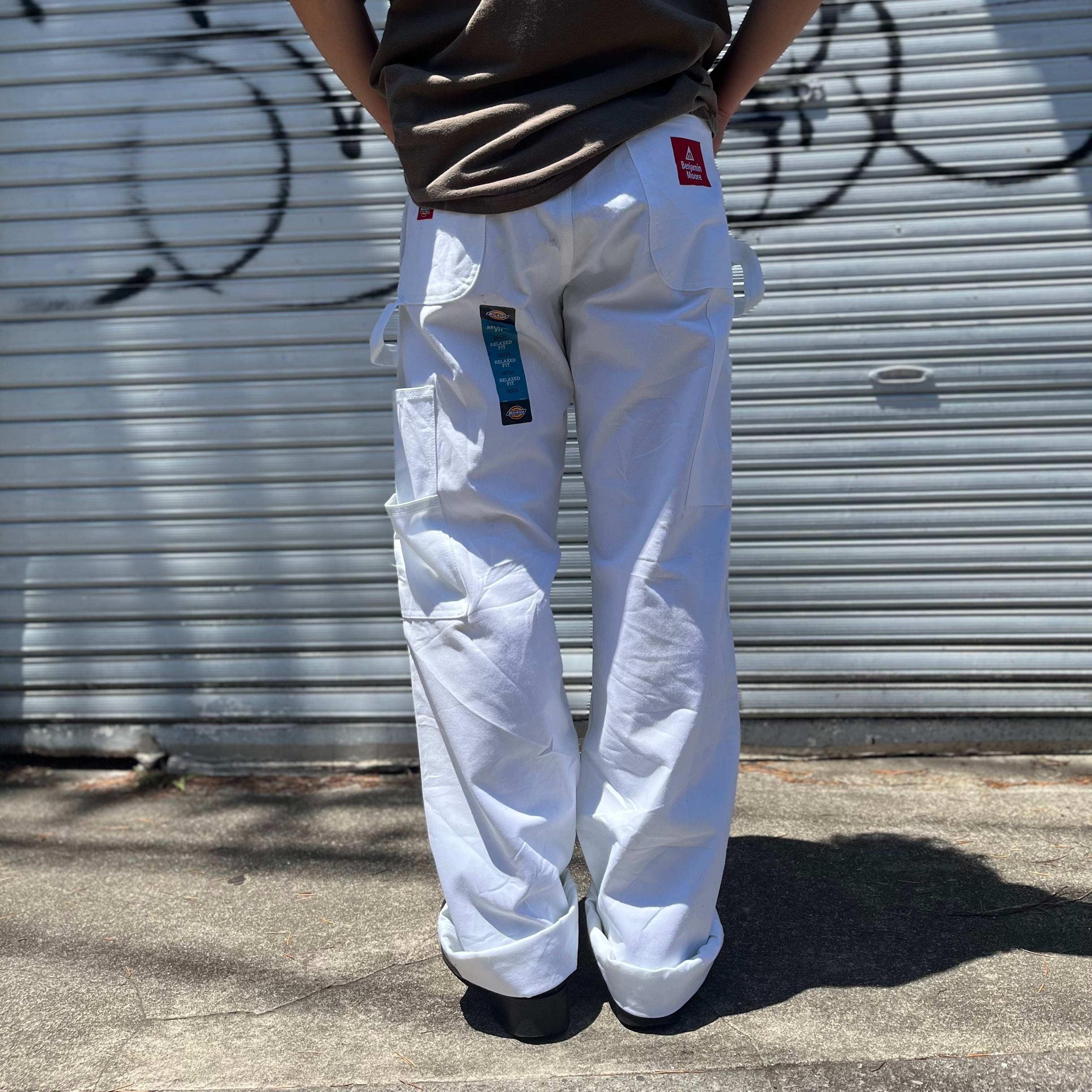 vintage dickies ダメージ　パンツ　ダックパンツ　ワークパンツ