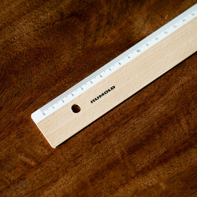 RUMOLD WOODEN RULER