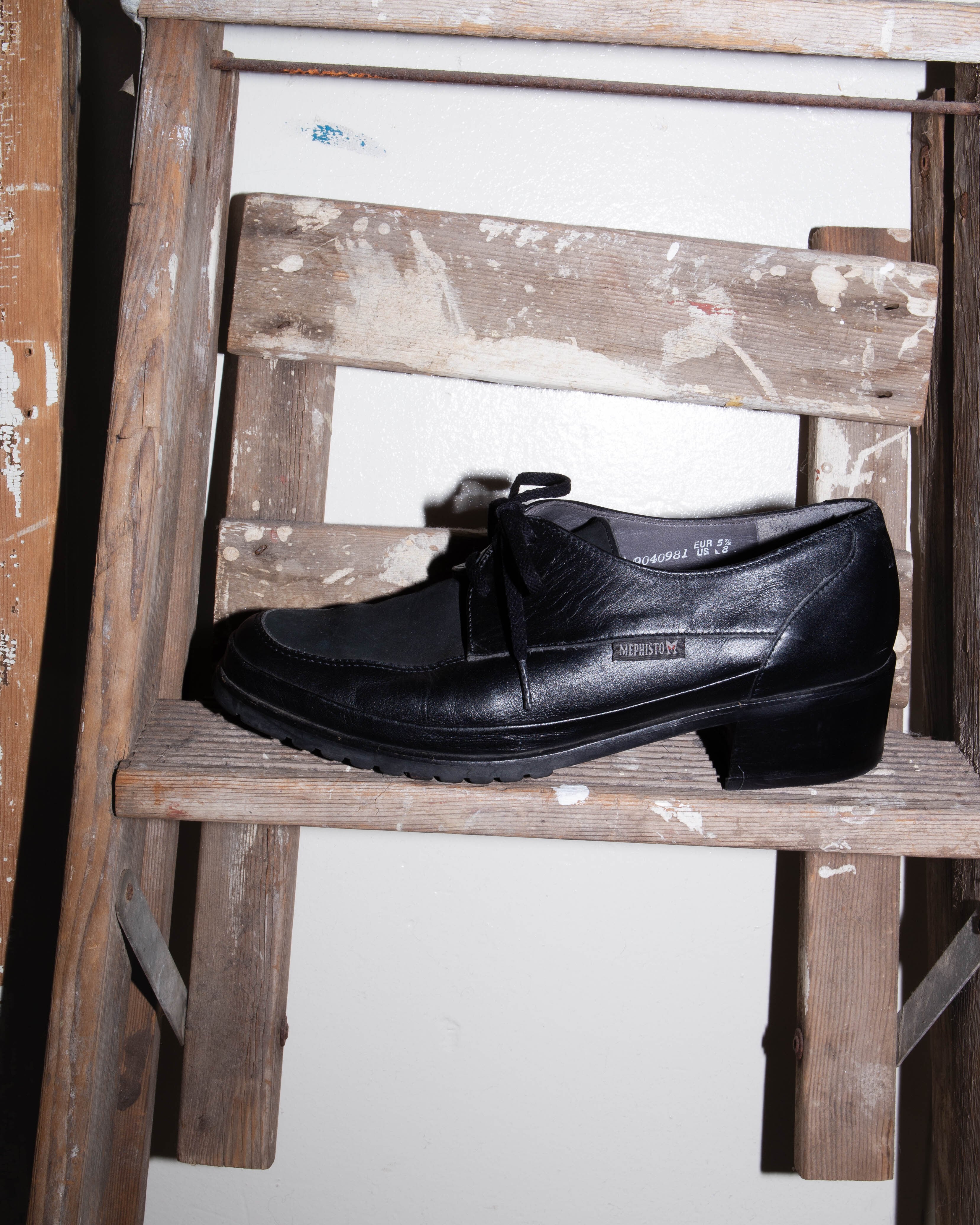 MEPHISTO - smooth & nubuck lace-up shoes | LUIK FINN